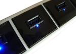 20 Port USB Charging Power Strip Bar 5V 2.1A , Multi Port USB Charging Station
