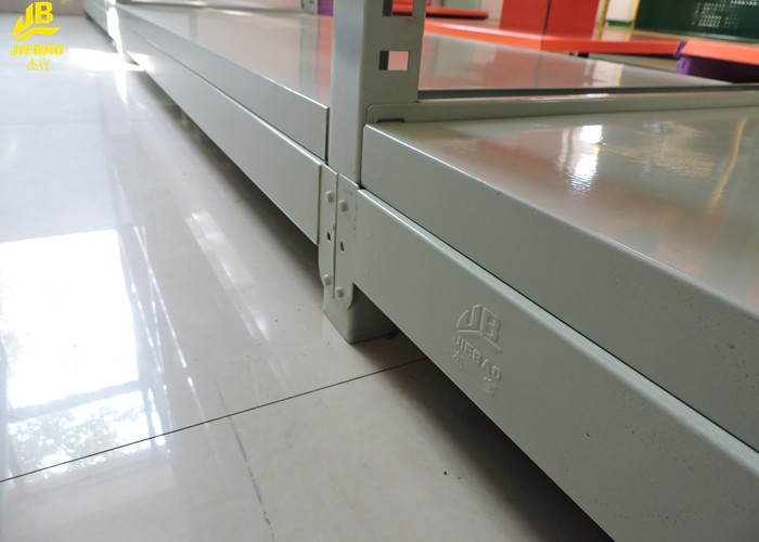 Gray White Light Duty Boltless Commercial Storage Racks 1.2MX0.45MX2.0M Size Steel
