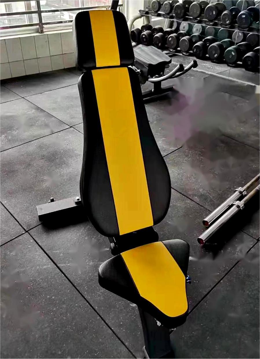 Commercial Adjustable Weight Bench Press Gym Equipment Free Weights Bench for Indoor Use Metal Material