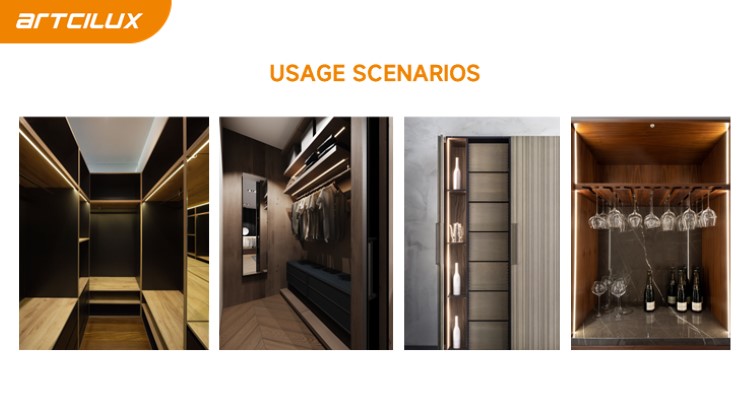Indoor Lighting Solution T3-T8 Aluminium Profile LED Light for Kitchen and Wardrobe A220AA