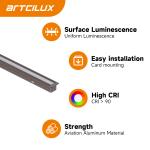 A2Q0H Directly Illuminated Recessed Strip Light 1000*14*10.3 7.5w/m Triple Color