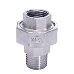 Silver 201 304 316 Union Flat Female to Male NPT BSPP BSPT Stainless Steel