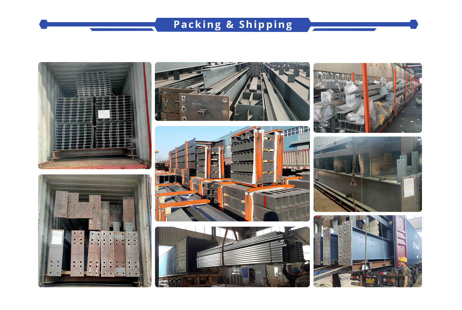 Pvc Window Prefabricated Steel Structures For Food Processing