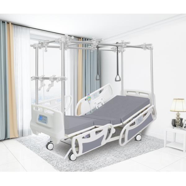 China 5-Function Electric Orthopedic Bed With Weighing Scale,CPR,Integrated Controls & Water-Resistant Mattress factory