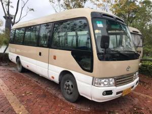 China 2010 Year Toyota Coaster Used Bus 23 Seats 15B Diesel Engine 2585mm Bus Height factory