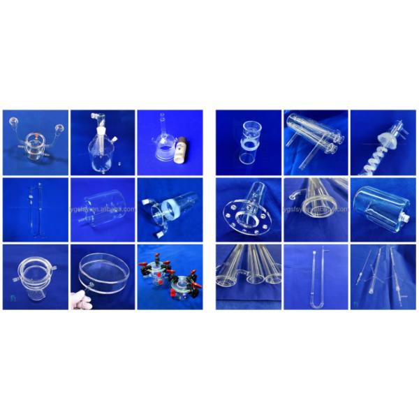 Customization Processing UV Quartz Glass Tube Reactor