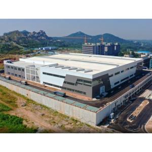 China Steel Fabricated Structural Frame Prefab Industrial Warehouse Workshop Offices factory