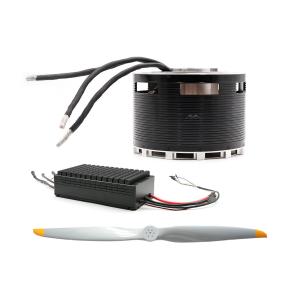 China 155KG Drone Propulsion System Including 202150 BLDC Motor 400V 160A ESC And 63 Inch Propeller factory