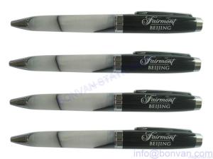 China metal acrylic pen,acrylic metal pen,acrylic barrel metal pen,fairmont hotel pen factory