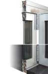 Villa 0.38PVB 5mm Aluminum Vertical Sliding Window