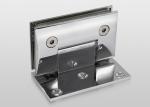 Mirror Bevel Edge Glass To Glass Door Hinges , Durable Glass Door Hinges