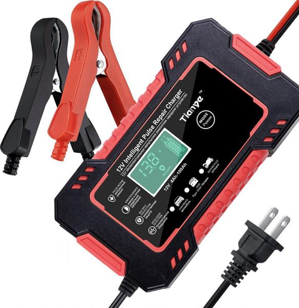 Intelligent 6A 12V Pulse Repair Fast Battery Charger 80W