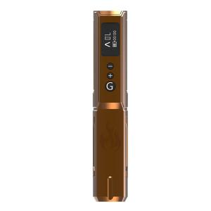 China Professional Wireless Tattoo Machine , Rotary Electric Tattoo Pen Gold Color factory