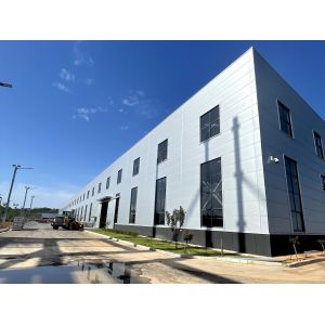 Rivets Connection Method Steel Structure Canopy With Customizable Steel Tile