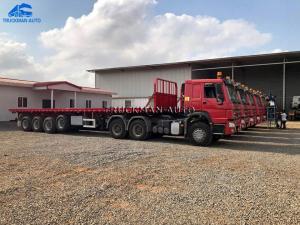 China Cement Bag Flatbed Trailer factory