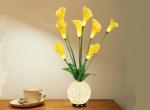 Calla lily vase light hotel small night light indoor living room bedroom
