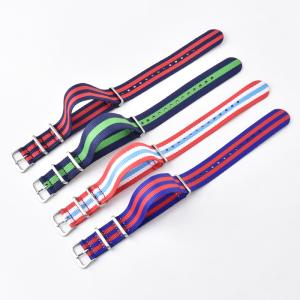 China Sport Fashion Nylon Fabric Watch Strap Braiding 18mm 20mm 22mm factory