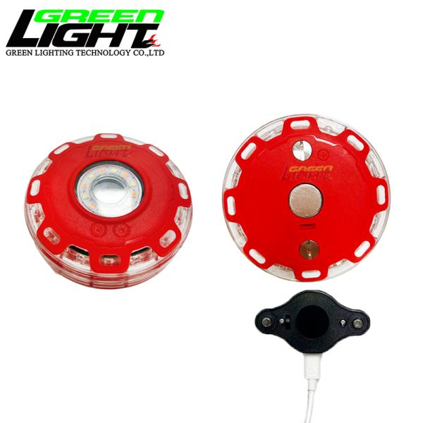 Led Rechargeable Warning Light for Traffic Road Multiple Lighting Modes Satisfy