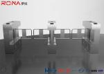 Automatic Glass Swing Gate , Access Control Turnstile Gate For Supermarket /