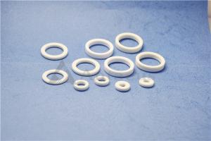 China Ivory Alumina Ceramic Washer 95% AL2O3 Machining Ceramic Material factory