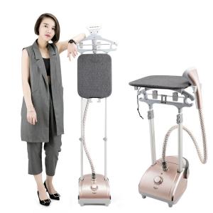 China Double Poles Steamer For Curtains And Clothes factory
