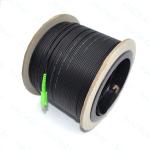 Outdoor FTTH Patch Cord 2core Steel Wire Drop Fiber Optical Cable 2SC-2SC