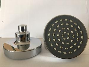 China ABS plastic material 4inch round chrome plating shower head top shower rain shower wholesale factory