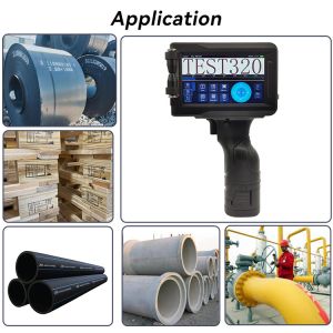 Portable Handheld Inkjet Printer Machine , Handheld Inkjet Batch Coding Machine