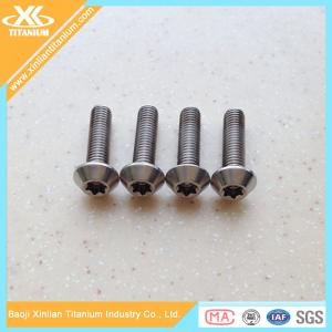 China Gr5 M8 Button Head Titanium Bicycle Screws factory