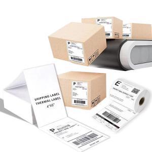 China Customizable Direct Thermal Shipping Labels Waterproof With Permanent Adhesive factory