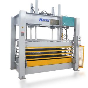 China HARSLE full automatic hot press machine plywood production line factory