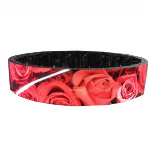 China p6 curved led flexible display screen factory