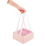 Gift Craft Industrial White Transparent PVC Window Drawer Folding Mothers Day