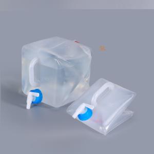 China Square Outdoor Collapsible Foldable Folding Car Water Bags Container for Camping Hiking factory