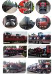 4wd 4*4 used farm tractors with loaders flat tyre steering hydraulic tractor