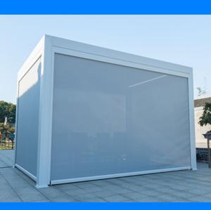 China Customizable Aluminum Patio Pergola For Outdoor Retreat factory