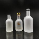 500ml 700ml 750ml Clear Glass Whiskey Brandy Vodka Bottle for Beverage Market