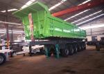 Front Lifting BPW Tipper Truck Trailer 120 Ton Semi Truck Dump Trailer 6 Axles