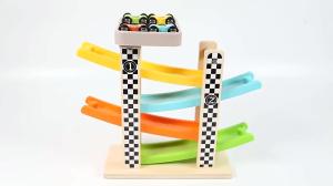 China Wooden Four Track Glider Children'S Mini Inertial Return factory