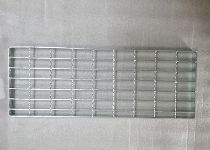 Outdoor Metal Drain Cover Galvanized Steel Grating 130mm Bar Pitch