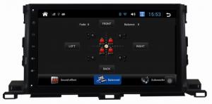 China Ouchuangbo 10.1 inch android 4.2 Toyota Highlander 2015 car mulimedia DVD gps radio support swc MP3 4 core factory