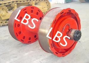 China 10ton or 20ton Smooth Wire Rope Winch Drum Split Type Groove Sleeves factory
