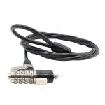 Combination Laptop Security Cable Lock 6MM Super Thick Steel Heavy Duty