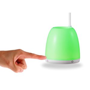 Gooseneck Led Adjustable Desk Lamp Battery Powered With Colorful Pen Holder