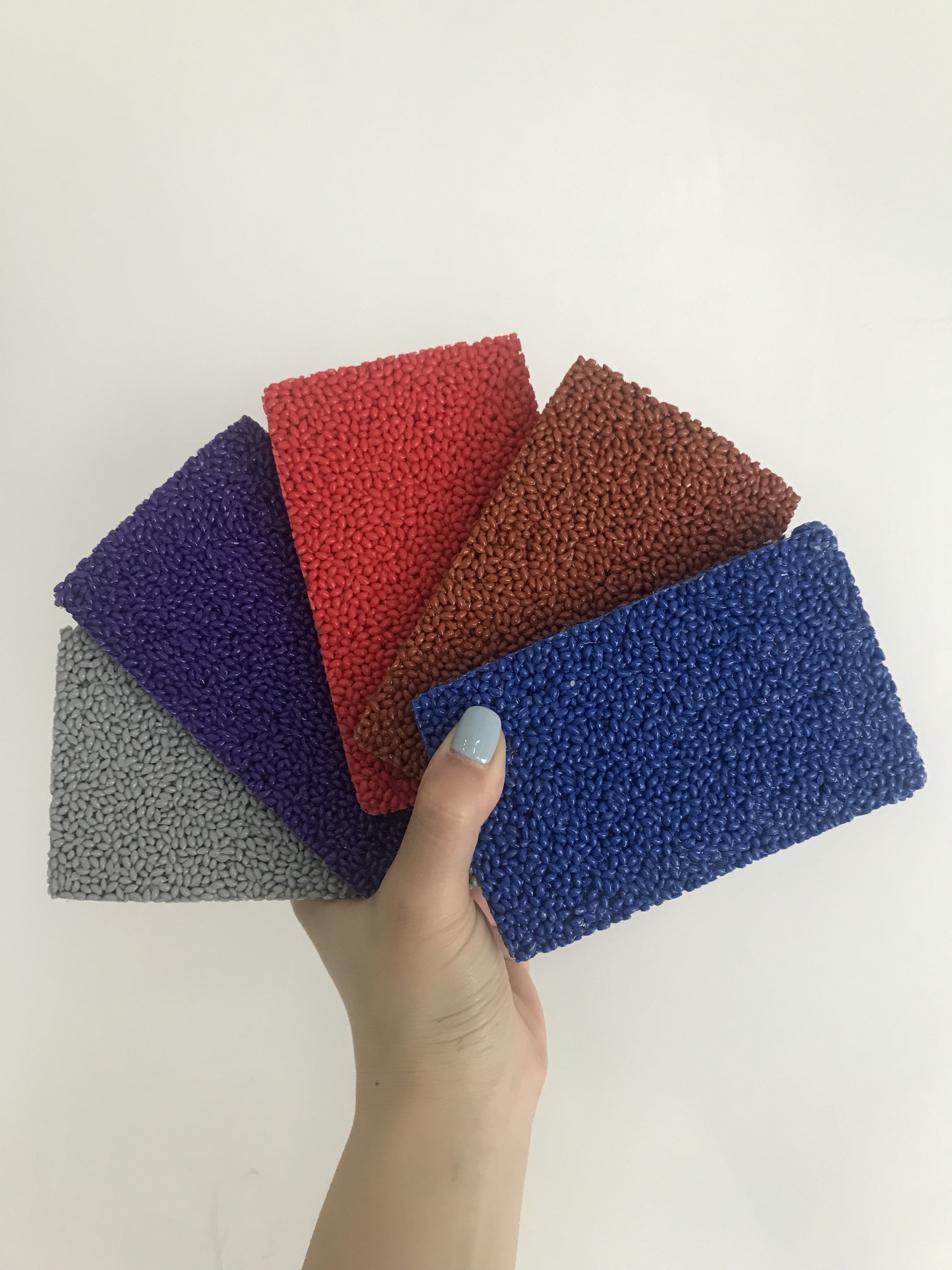 Green Blue Yellow Anti Ultraviolet Breathable EPDM Rubber Crumb