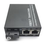 RJ45 Gigabit Ethernet Transceiver 100/100 Single Fiber Single Mode Media