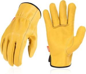 China Tear Proof Hand Leather Gloves Dexterity Easy On And Off S - XL Size factory