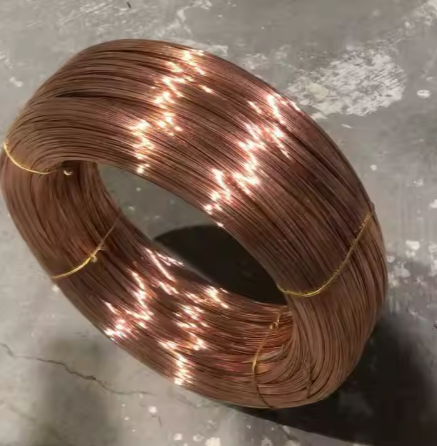 High Content Pure Red Copper Wire Polished With Spool Customization