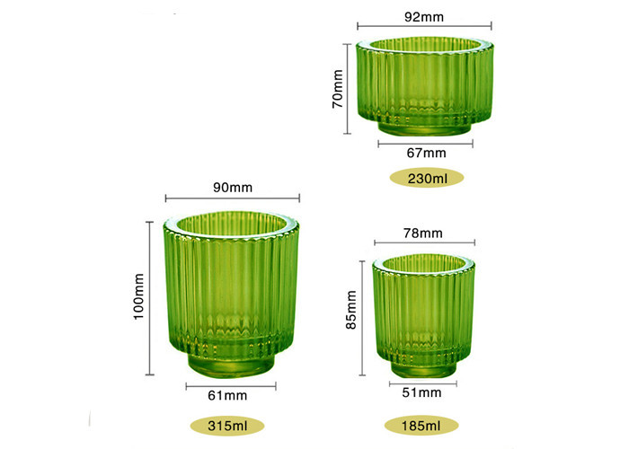 Glass Candle Borosilicate Candle Jar Holder Wedding Candle Holders Table Decorations