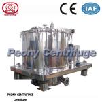 Scraper Bottom Discharge Chemical Centrifuge Machine / Peeler Basket Centrifuge